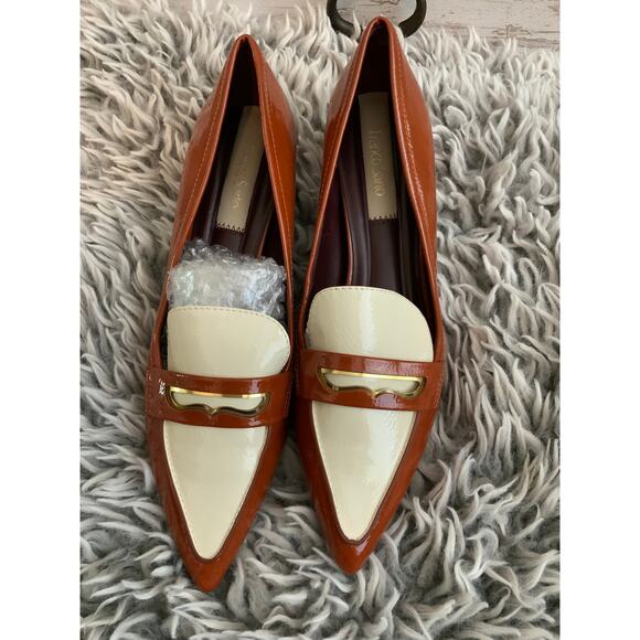 Franco Sarto Loafers Chunky Heels - Size 7.5 - NWOT - Picture 1 of 4